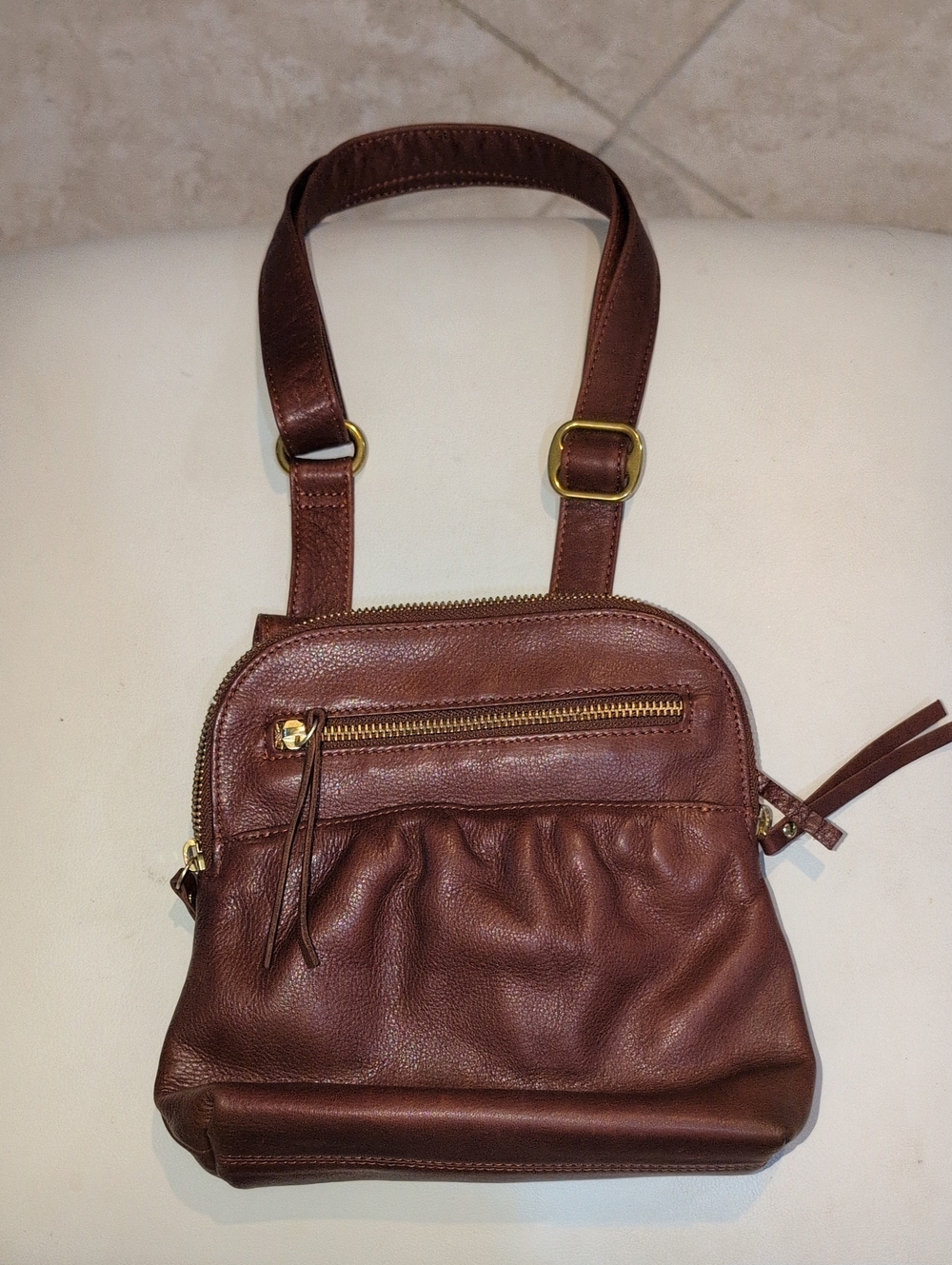 Osgoode Marley Becca Zip Top Crossbody Australian Leather !